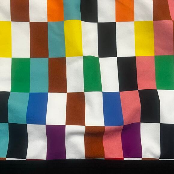 NEW Target Pride Rainbow Checkered Sports Bra 2X Pride Festival Yoga Activewear - Picture 3 of 5